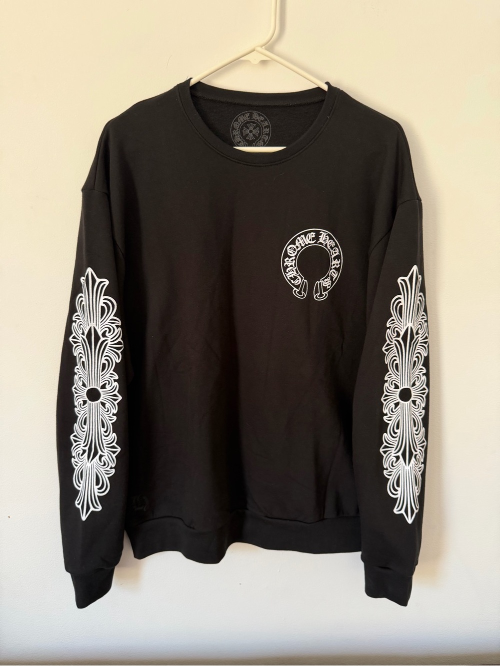 Chrome Hearts Black Crewneck